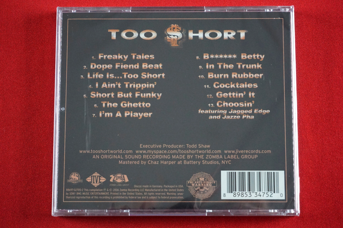 Too Short Greatest Hits CD The Ghetto I Ain