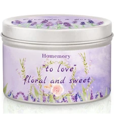 Homemory Candles for Home Scented, Lavender & Rose Scented Candles, Candles G...