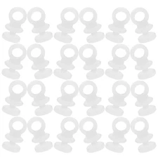  500 Pcs Plastic Curtain Track Sliders Curcurtain Hooks Camper Clips