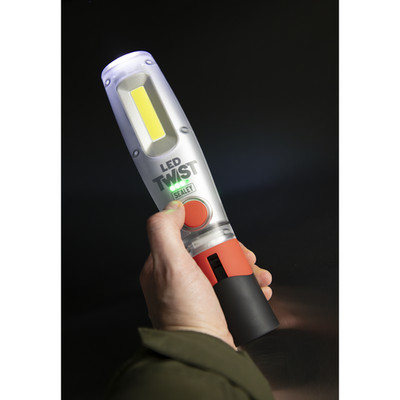 LED Twist  Wiederaufladbare Inspektionsleuchte 8W COB & 1W SMD