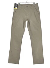 Weatherproof Vintage Tech Pants Mens 32x32 Khaki Tan Stretch Waterproof NWT