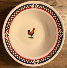 International Tableworks Ella's Rooster 106 Patten Vegetable Bowl Serving Bowl
