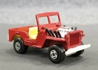 Nice Matchbox Lesney 1-75 Series Superfast No.2 Jeep Hot Rod Red Made n England