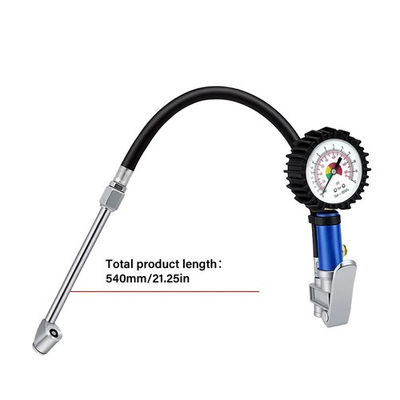 #ad Tire Inflator Pressure Gauge Air Chuck Pump Gun Mechanical Dial Air Compressor $25.99