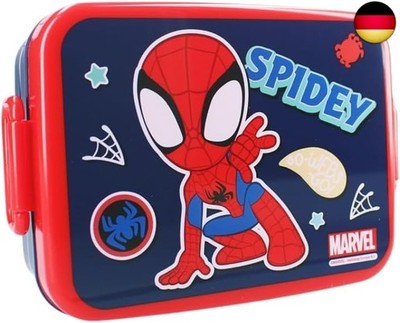 Spidey Lunchbox - Lunchbox - für Kinder - Kindergarten - Schule - Urlaub - 