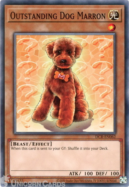 DCR-EN062 Outstanding Dog Marron :: Common 25th Anniversary Edition Mint YuGiOh