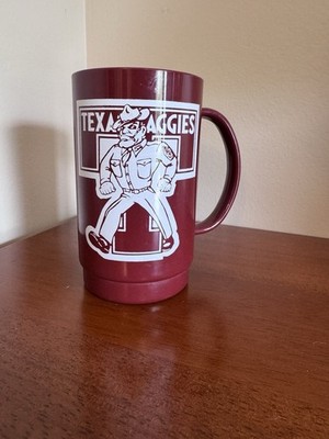 Vintage Texas A&M Aggies Gig  Em Mug 1985 1986 1987 SWC Cotton Bowl Champs