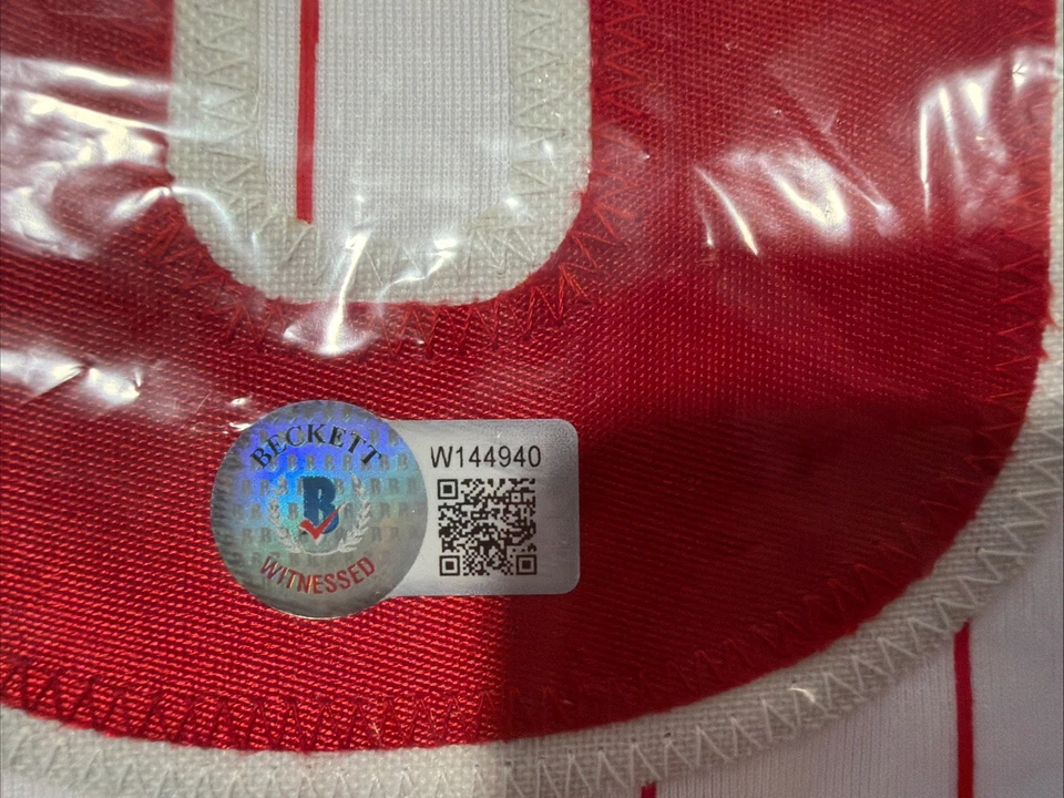 Autographed/Signed Rob Thomson Philadelphia Pinstripe Jersey Beckett BAS COA - Image 4 of 4