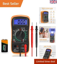 Robust Digital Multimeter with 7-in-1 Testing Capabilities and Backlight Display