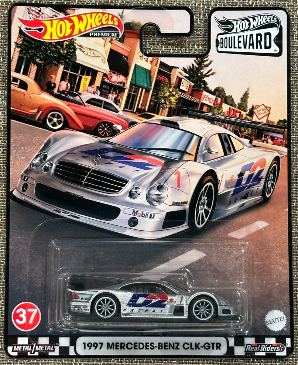 Hot Wheels Boulevard #37 - 1997 Mercedes-Benz CLK-GTR ,Free
