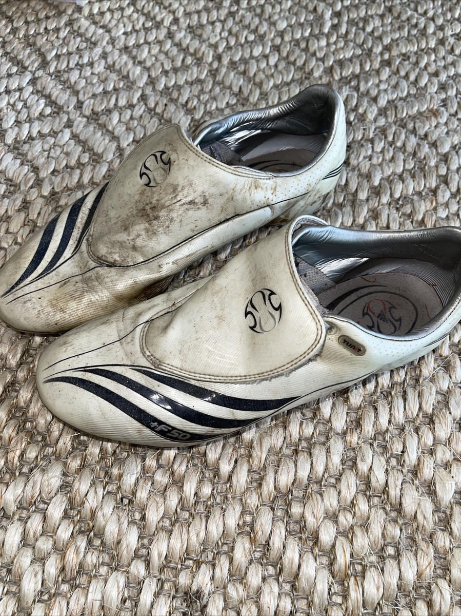 ADIDAS +F50 Tunit FG White Mens F50 Soccer Cleats Football