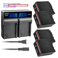 Kastar VW-VBG6 Pro Battery LCD Rapid Charger for Panasonic VW-VBG6 VW-VBG6GK