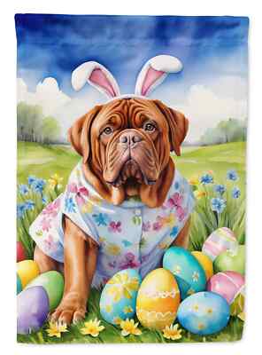 Dogue De Bordeaux Easter Egg Hunt Flag