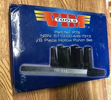 VIM P79 8pc Hollow Punch Set