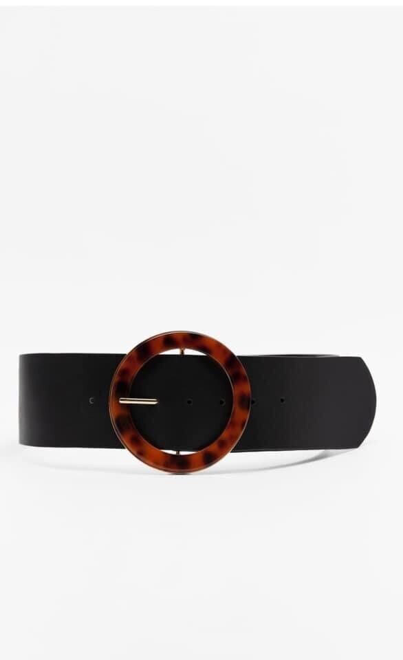 NWT ZARA ACETATE BUCKLE BELT SIZE 30/80 | eBay display picture 1