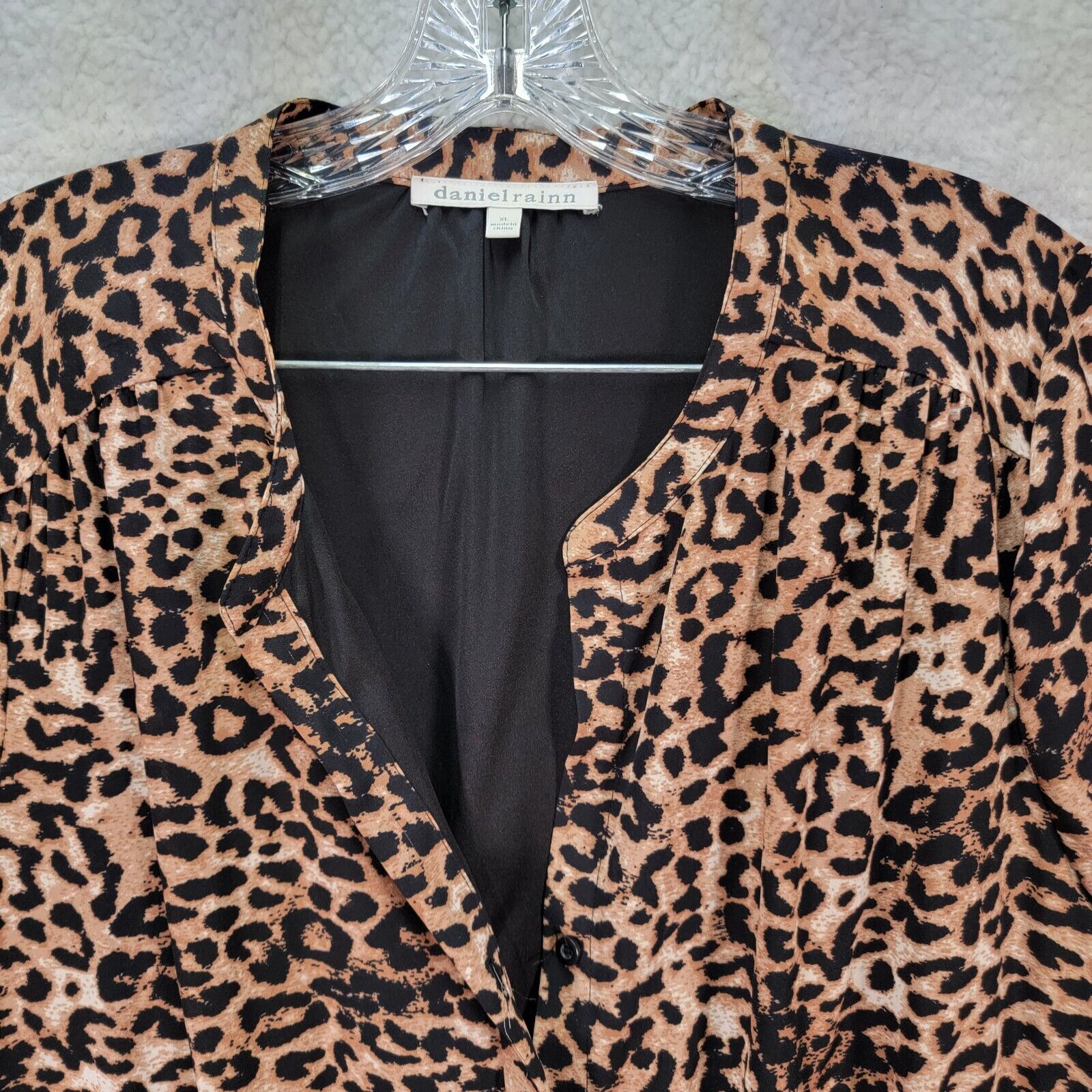 Daniel Rainn Women Dress Size XL Brown Cheetah Pr… - image 2