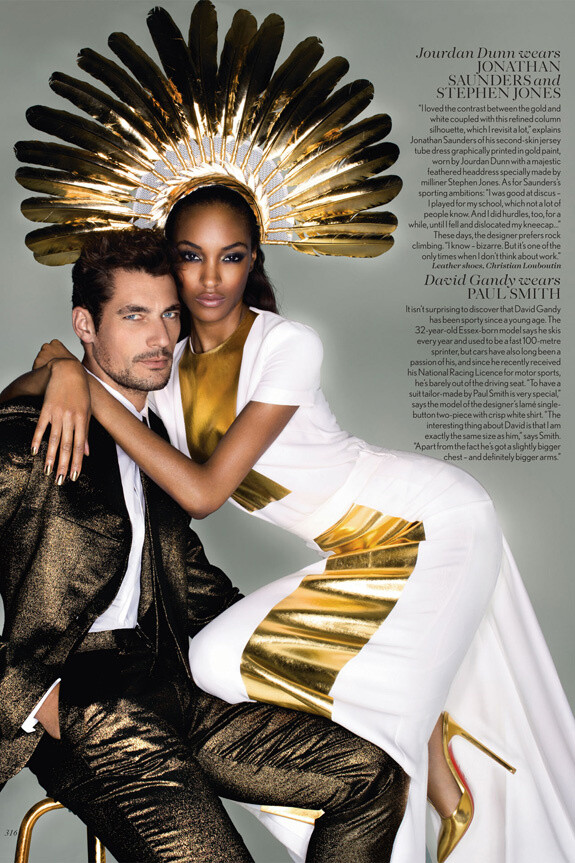 VOGUE,Karlie Kloss,Kate Moss,David Gandy,Naomi Campbell,Lily