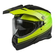 Gmax AT-21 Raley Hi-Vis Yellow/Matte Black Adventure Dual Sport Helmet Adult XS