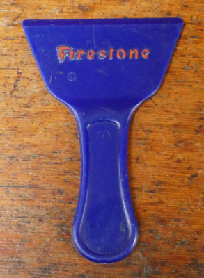 Vintage 1950s Firestone Ice Scraper - A.C. Burgan s DX Service Rochester, MN