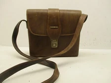 Vintage Leather Carrying Case Bag For Polaroid Sx 70 Camera Hipster - Case Only