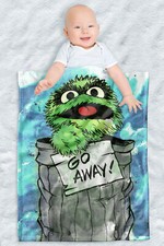 Sesame Street Fleece Baby Blanket, 30"x40", Can It