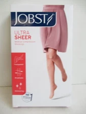 Jobst 119733 UltraSheer Classic Black 20-30 mmHg X-Large Knee OT Compression NEW