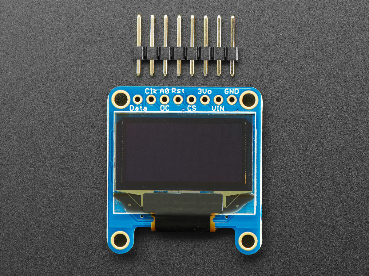 Buy Adafruit 326 Monochrome 0.96 inch 128x64 OLED Graphic Display - STEMMA QT Online in India