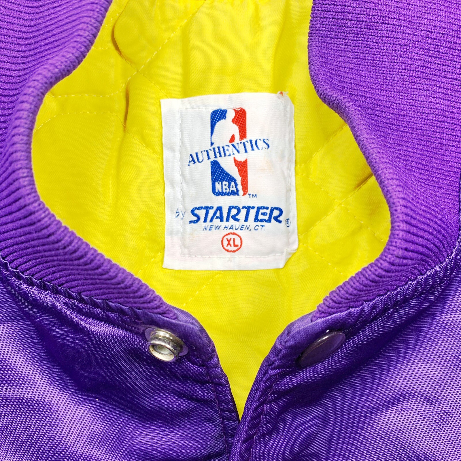 Vtg Rare NBA Utah Jazz Purple Starter Satin Jacket. Mens XL eBay