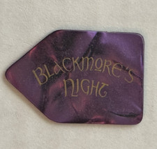 Ritchie Blackmore Blackmore's Night Guitar Pick 2012 Tour Deep Purple Rainbow