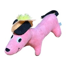 Vintage Dream Pets Stofftier Hund Plüsch Figur Dakin Applause Retro  Dog Blume
