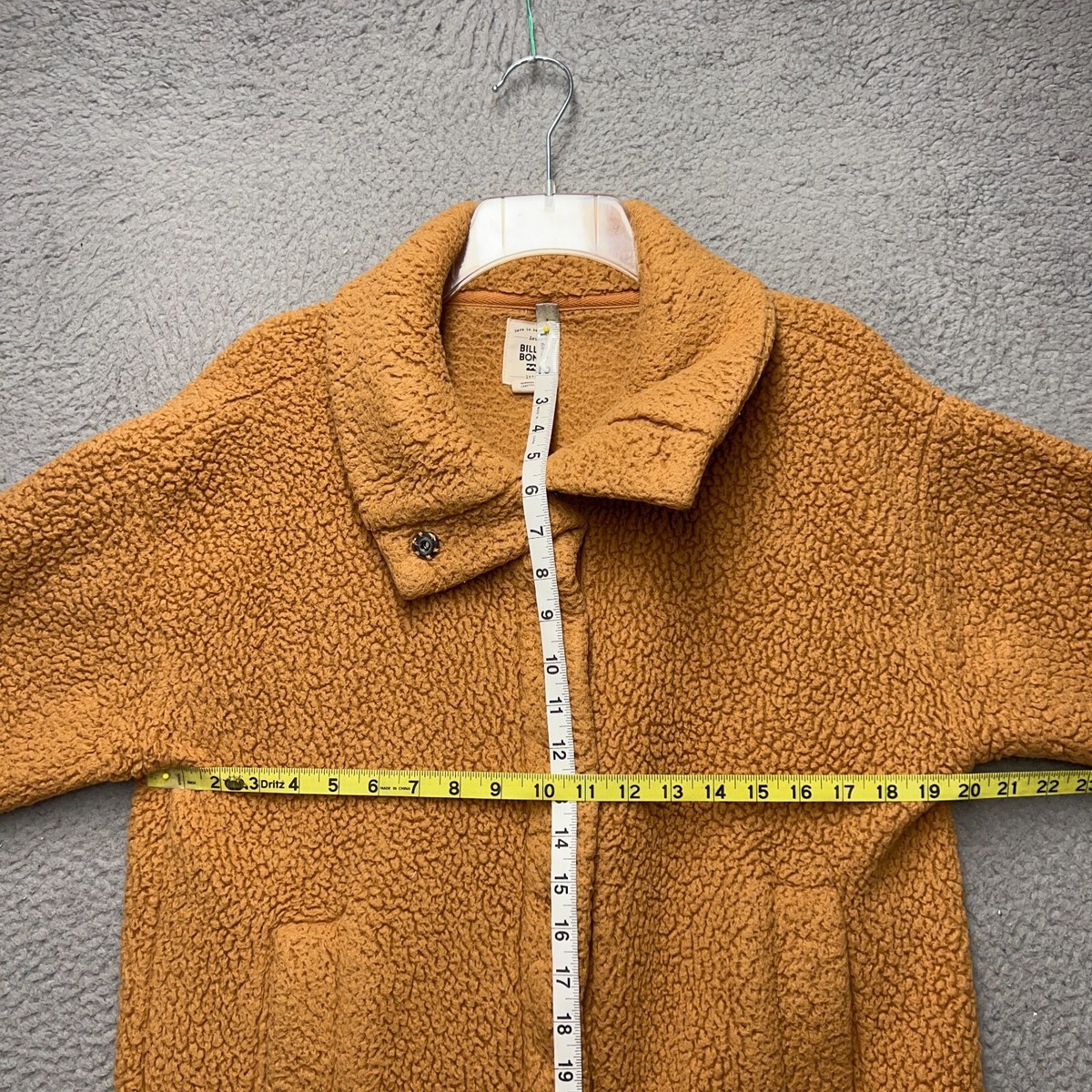 Billabong Womens Jacket Small Brown Snap Soft Fleece Sherpa COZY DAYS  Outdoor