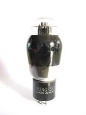 1940s Tung-Sol 6L6G Beam Power Amplifier Tube - Black Plate, Bottom [ ] Getter