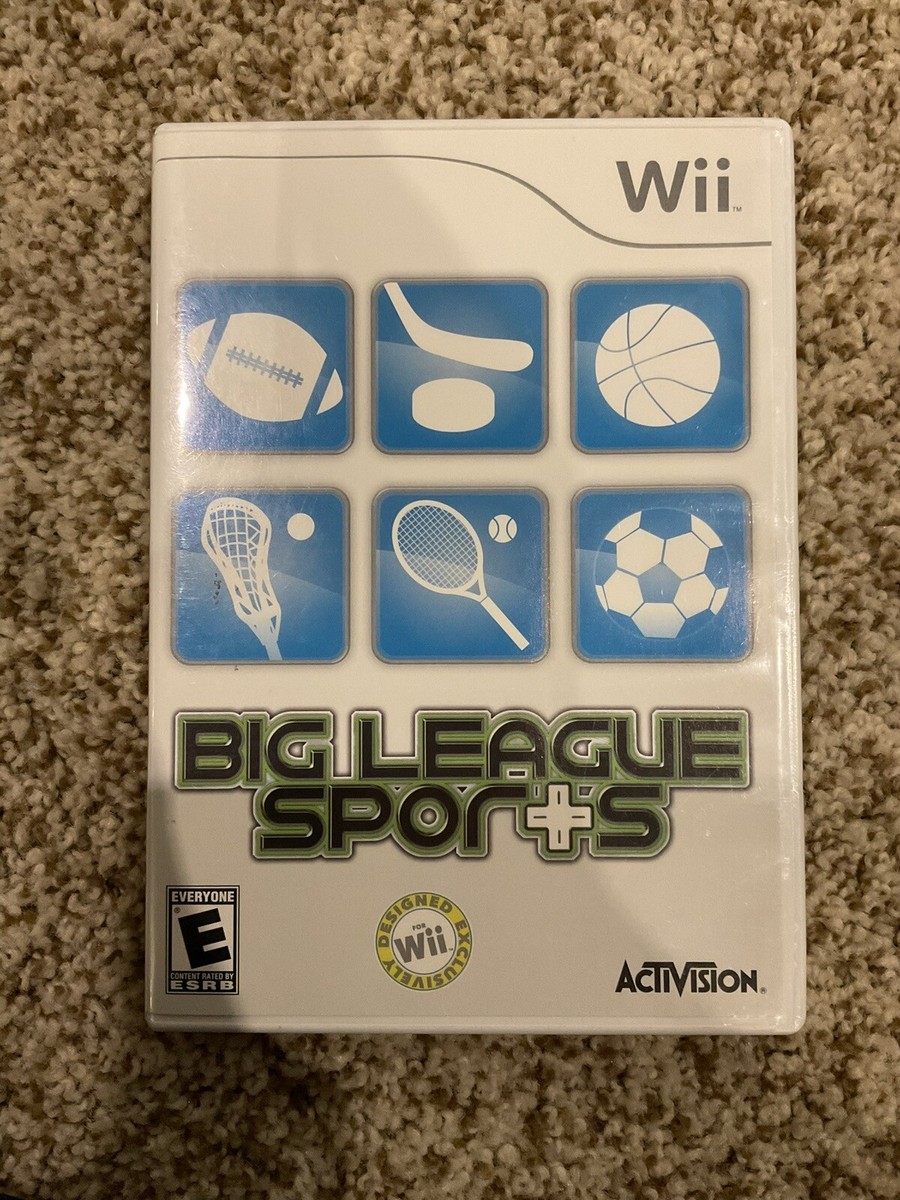 Big League Sports (Nintendo Wii, 2008) CIB! W/ Manual 47875757370