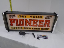 Pioneer Hybrid Seed Corn LED Display lighted sign lightbox Wall Hanging Light