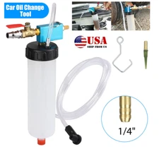 Car Brake Clutch Fluid Pneumatic Vacuum Bleeder Bleeding Oil Change Tool Kit US