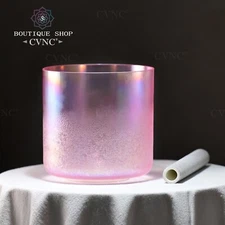 CVNC 432Hz F Heart Pink Ice Alchemy Chakra Crystal Singing Bowl Sound Bath