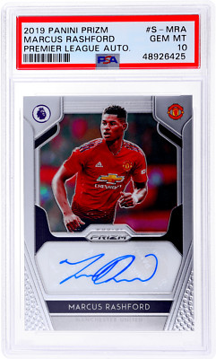 その他 20-21 PANINI PRIZM MARCUS RASHFORD PSA10 20/21 Panini Prizm EPL Soccer Marcus Rashford KABOOM