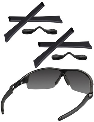 TargetVision Black Earsocks Nose Pads Kits For -Oakley Radar EV Asian Fit