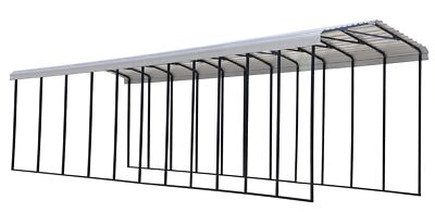 Arrow Carport, 14x51x14, Eggshell
