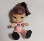 BRATZ Babyz Figure pink checkers brown hair green eyes loose NM cond