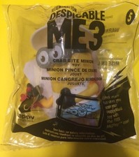 Mcdonald's 2017 Despicable Me 3 Minions Happy Meal Toy 5 CRAB BITE MINION NIP
