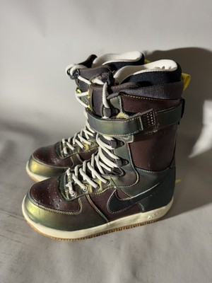 Nike Zoom Force 1 Snowboard Boots Men's Sz 7.5 Iridescent 334841-002