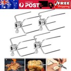 <!--F#f_0-->2Pc 4 Prongs Barbecue Forks Stainless Steel Durables Outdoor Rotisserie Meat BBQ<!--F/-->