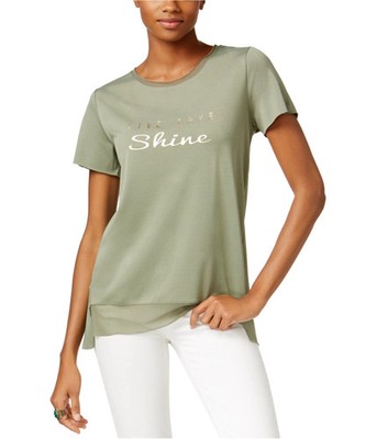 Jamie & Layla Womens Live Love Shine Graphic T-Shirt