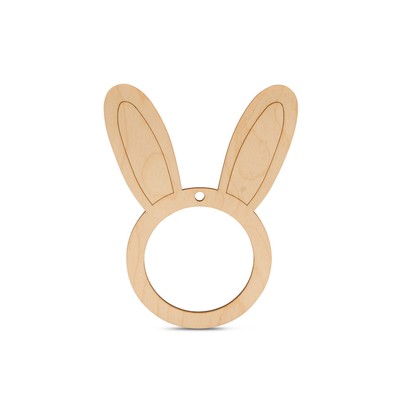 Wooden Bunny Face Frame 6''-24 , 1/8'' Thick for Easter |Woodpeckers
