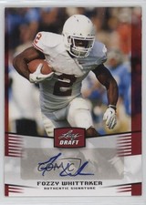 2012 Leaf Draft Auto Red Fozzy Whittaker #FW1 Auto 14tz