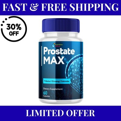 Prostate Max Formula Supplement Natural Vitamin for Health & Wellness 60 Caps US