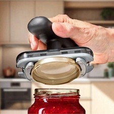 Multi Function Effortless Opener for Cans Bottles Jars and Screw Caps Home Use