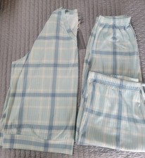 Berkshire Homewear Size 2X Misty Blue Hacci Jogger Lounge Set A706772 NWOT