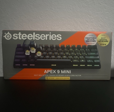 SteelSeries Apex 9 Mini Wired Optical Gaming Keyboard Illuminated Black